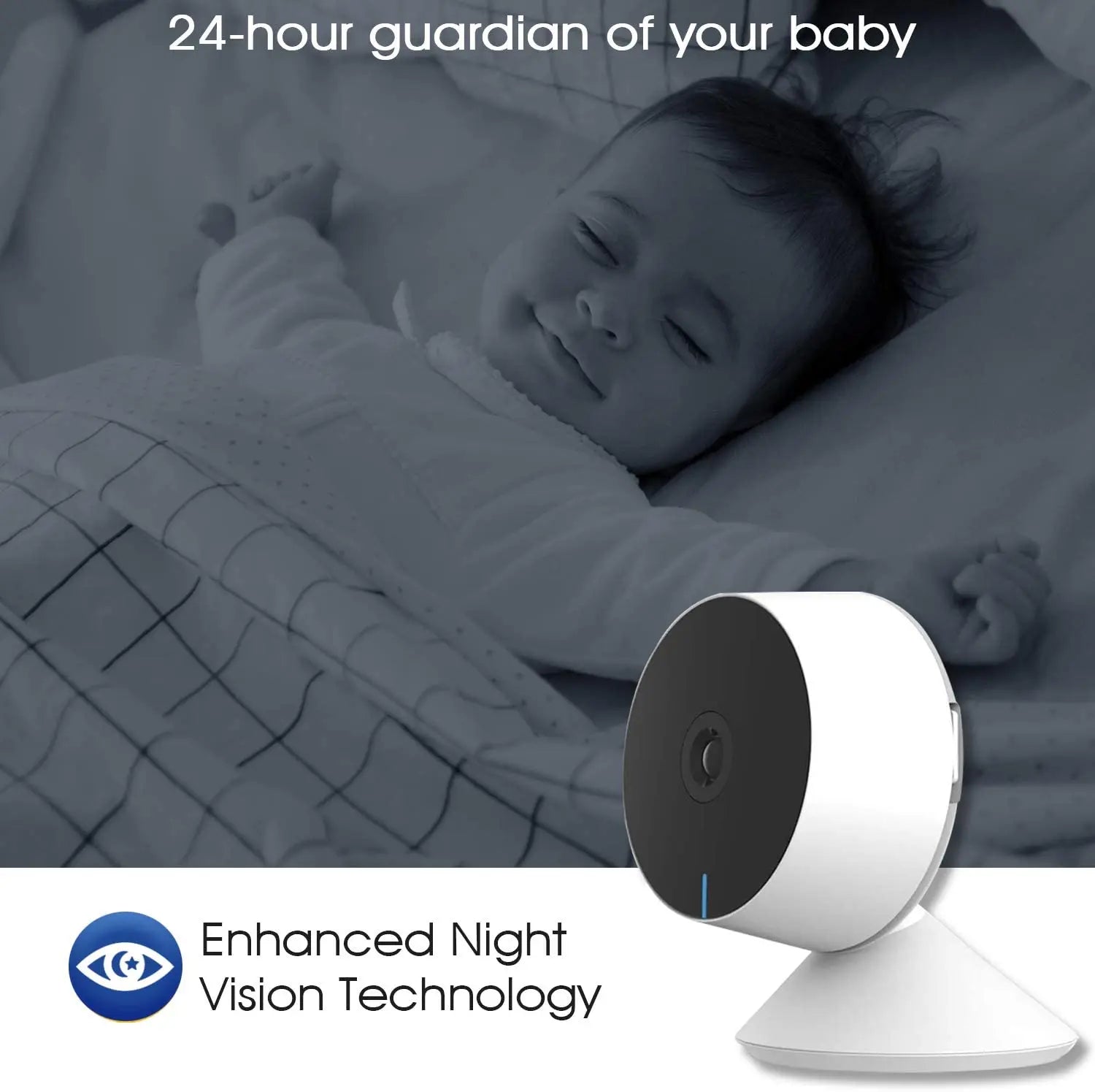 Laxihub Baby Camera Indoor Security Camera Wi-Fi Surveillance Camera Baby Monitor Mini IP Camera Security Protection 2MP 3MP 2K