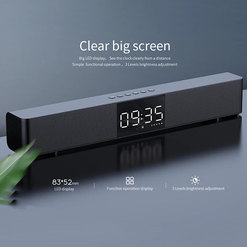 mifa Soundbar K3 Bluetooth Speaker 2 Stereo Sound Big Digital Display Wireless Bluetooth 5.0 Support TWS