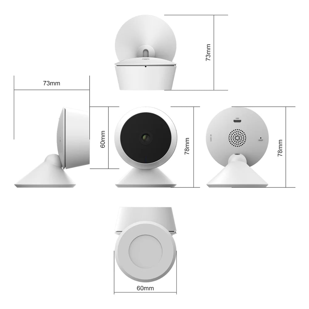 Laxihub Baby Camera Indoor Security Camera Wi-Fi Surveillance Camera Baby Monitor Mini IP Camera Security Protection 2MP 3MP 2K