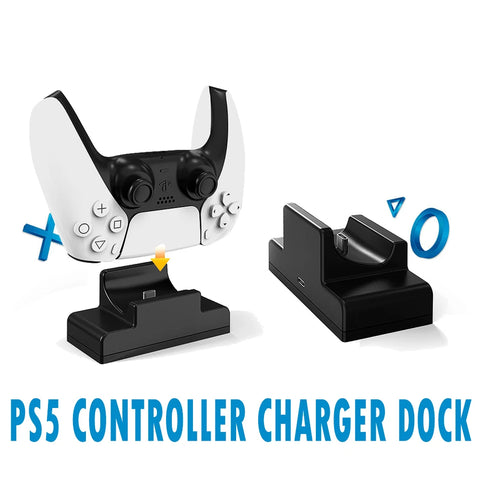 Handle Controller USB Charger Dual Charging Dock Stand Station Base Holder for PS5 Gaming Console Gamepad Accessories