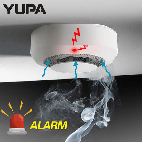 New Smoke Detector Wireless 433mhz Real-time Detection Fire Protection Alarm Sensor For Home Security Smoke Alarm Fire Equipment