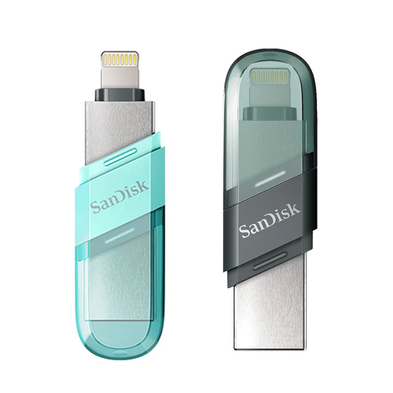 SanDisk USB Flash Drive iXpand OTG Lightning USB 3.0 Stick 256GB 128GB 64GB Pen Drive MFi For iPhone & iPad and USB U Disk OTG