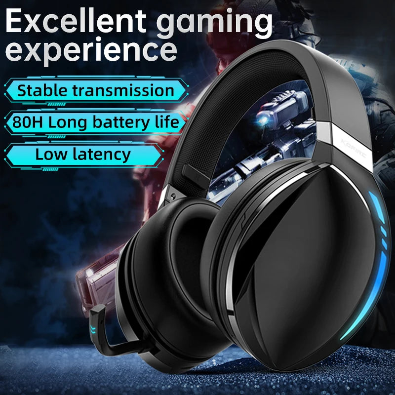 KOFIRE BG-06 Bluetooth Gaming Headset, Dual-Driver Wireless Headphones Only for Phone, 3.5mm Cable Wired for X-Box, PS4, PS5