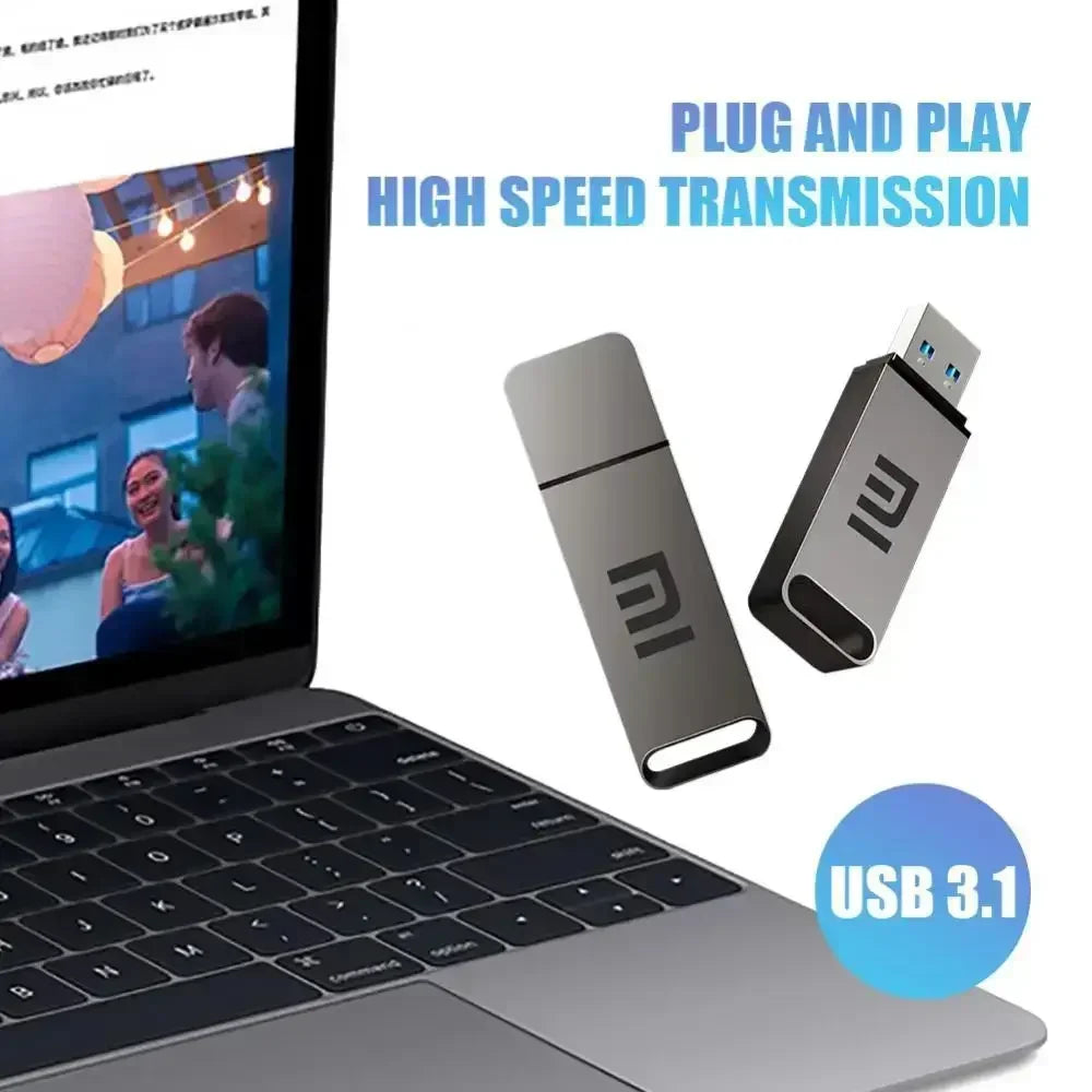 Xiaomi USB 16TB OTG Metal USB 3.1 Pen Drive Key 2TB 4TB Type C High Speed Pendrive Mini Flash Drive Memory Stick Waterproof