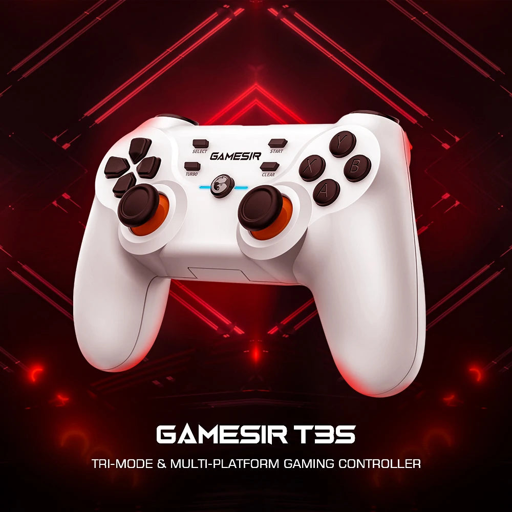 GameSir T3s Bluetooth Wireless Gamepad Switch Game Controller for Nintendo Switch Android Smartphone Apple iPhone and PC