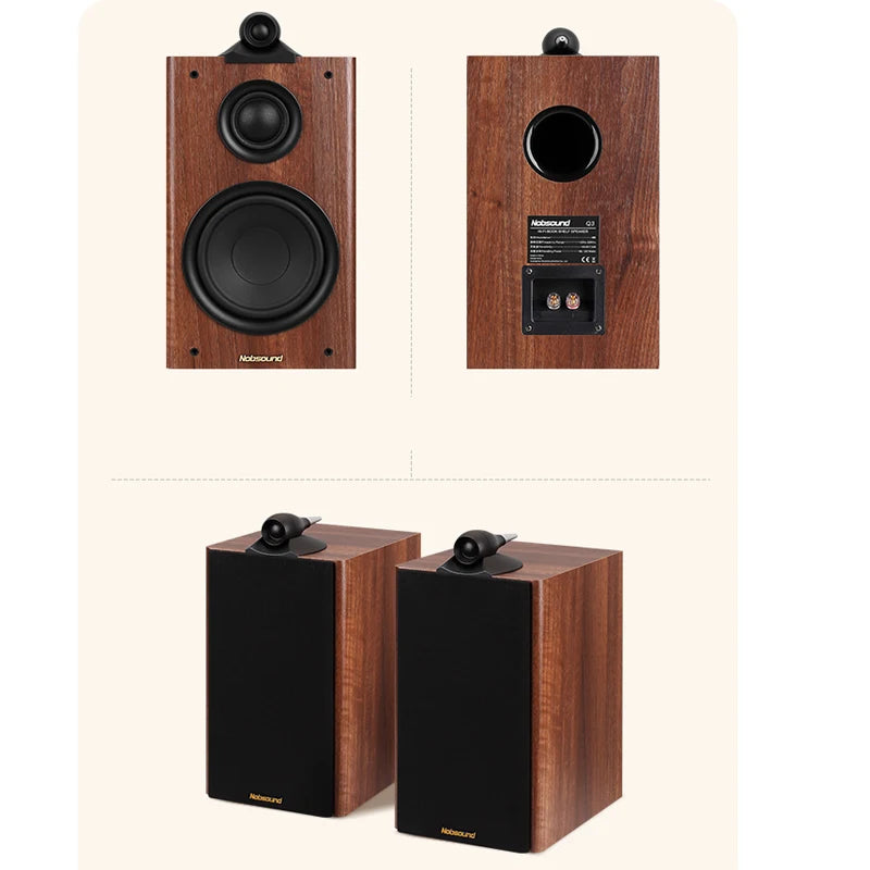 6.5 Inch HiFi Speaker Three-Way Passive Bookshelf Speaker 120W NS-Q3 Fever Monitor Audio 6ohm Home theater Speaker Sound Box