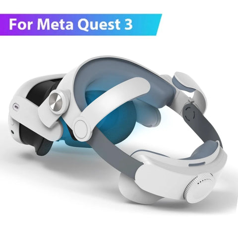 Replaceable Elite Strap for Meta Quest 3 VR Headset Improve Comfort Adjustable Head Strap for Meta Quest 3 Accessories Helmet