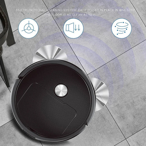 2024 3 In 1 Smart Sweeping Robot Home Mini Sweeper Sweeping and Vacuuming Wireless Vacuum Cleaner Sweeping Robots For Home Use