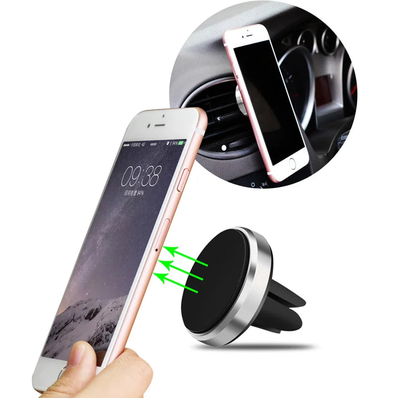 Air Vent Magnetic Car Phone Holder Magnet Smartphone Stand Cell GPS Support For iPhone 14 13 12 XR Xiaomi Mi Huawei Samsung