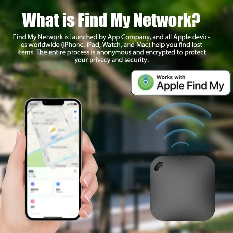 Work with Apple Find My APP Smart Bluetooth GPS Tracker ITag Anti Lost Reminder Device MFI Rated Locator Car Key Pet Kids Finder