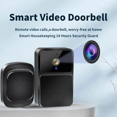 WIFI Video Doorbell Camera Night Vision HD Wireless Smart Home Security Battery Door Bell Two Way Intercom Voice Change For Home