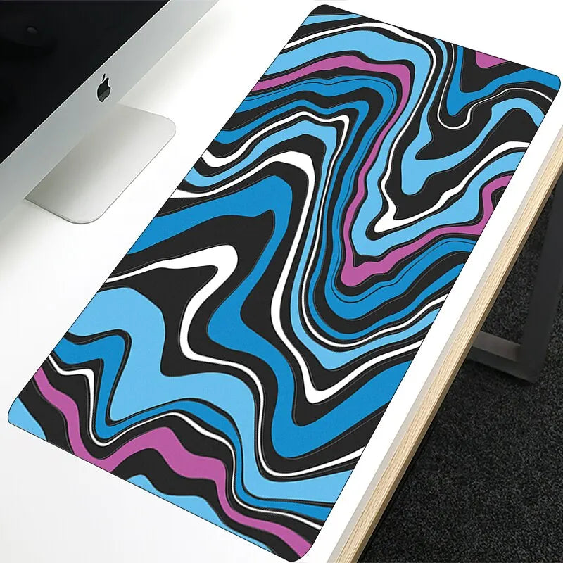 XXL Strata Liquid 900x400 Mouse Pad Computer Laptop Anime Keyboard Mouse Mat Large Mousepad Keyboards Gamers Decoracion Desk Mat