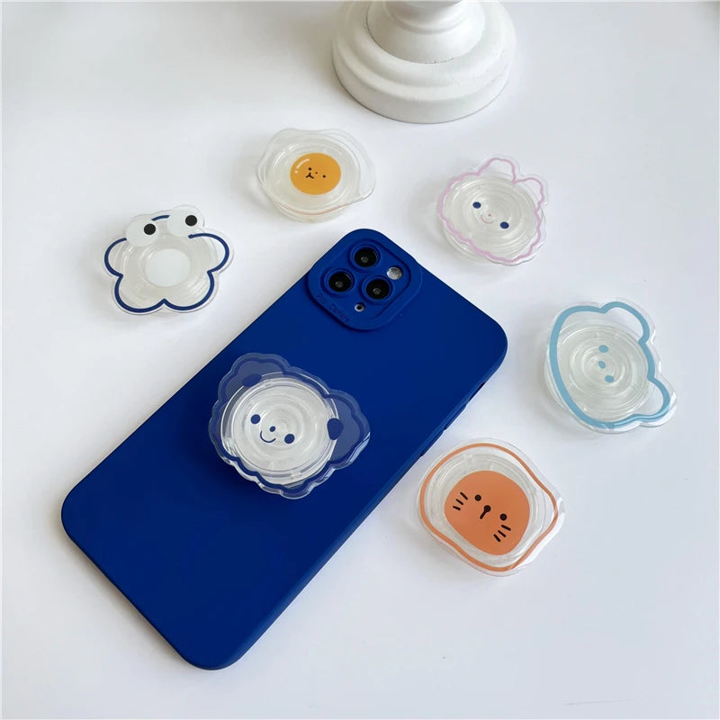 Cartoon Animal Korean Cute Bear Folding Grip Holder Socket Pocket Support Mobile Phone Finger Ring Griptok Expanding Stand