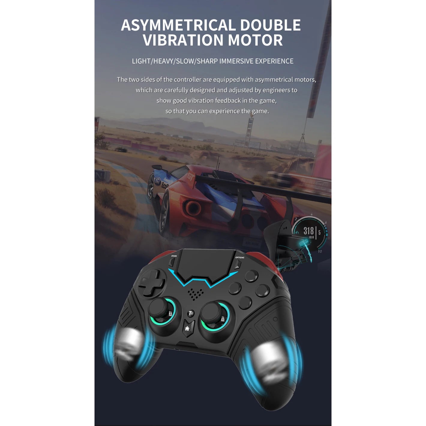 Wireless Controller For PS4 PS3 PS Playstation 4 3 Mobile Phone PC Android TV Control Bluetooth Gamepad Game Pad Joystick Gaming