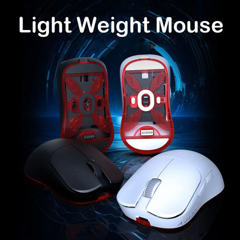 Ajazz AJ099 Wireless 2.4GHz + Wired Gaming Mouse PAW3311 for Gaming Laptop PC Optical Mice 12000DPI Max