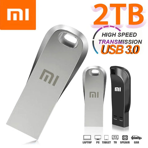 Xiaomi Original 2TB USB Drive Large Capacity USB 3.0 Flash Metal Drive 1TB High-speed Transfer Storage Waterproof Memory U Disk