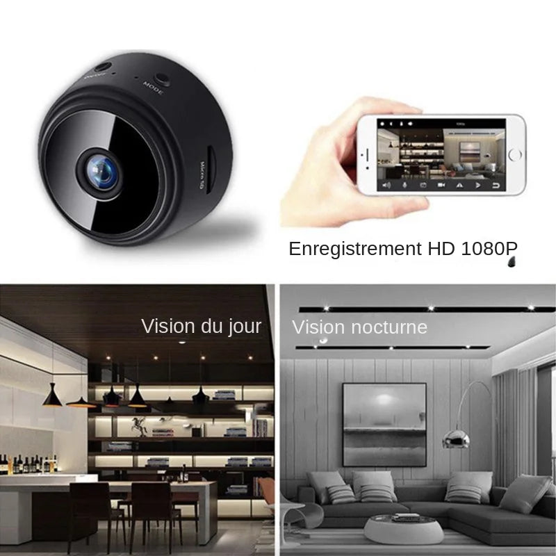 A9 WiFi Mini Camera HD 1080p Wireless Video Recorder Voice Recorder Security Monitoring Camera Smart Home For Infants And Pets