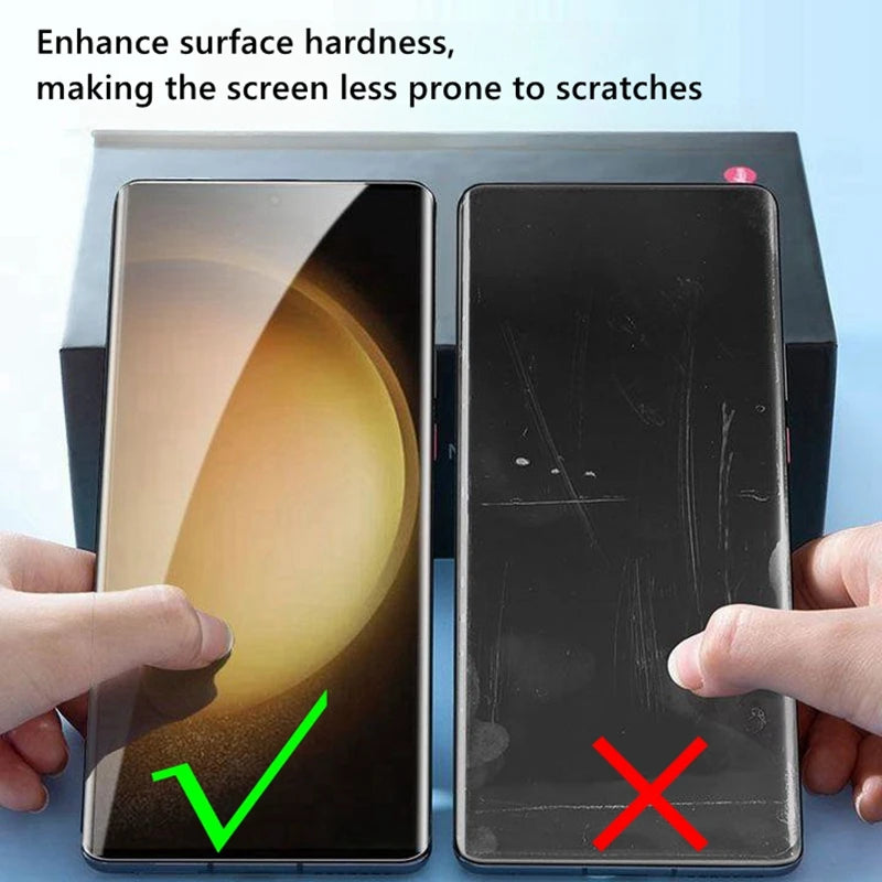 1-3PCS Curved Screen Protector For  Samsung Galaxy S23 Ultra , S22 ultra , S21 ultra , for S24 Ultra  Ceramic Film