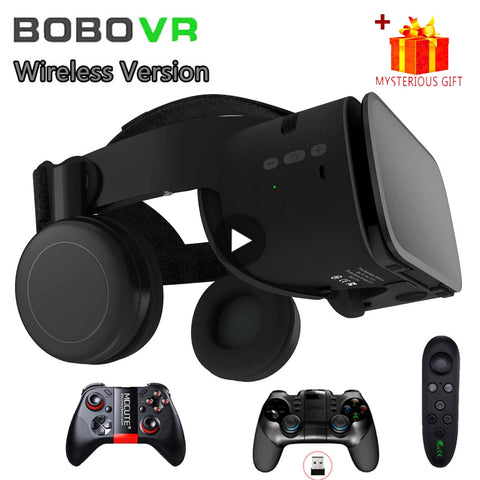 Bobovr Bobo VR Z6 Viar 3D Virtual Reality Glasses Bluetooth Headset Devices Helmet Lenses Goggle Smart For Smartphone Cell Phone