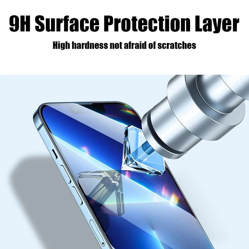 6in1 Tempered glass Screen Protector For iphone 14 13 12 11 15 Pro Max For iPhone 13 12 14 Plus 11 12 13 14 15 Pro Camera Glass