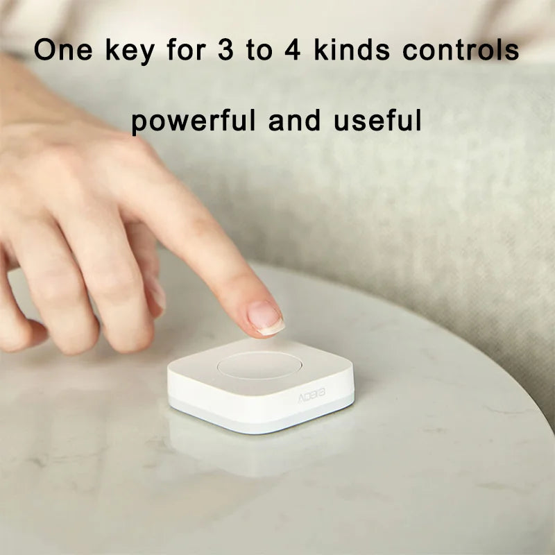 Aqara Sensor Smart Wireless Mini Switch Key Zigbee Connection Remote One Key Control Button Home Security Mihome Homekit