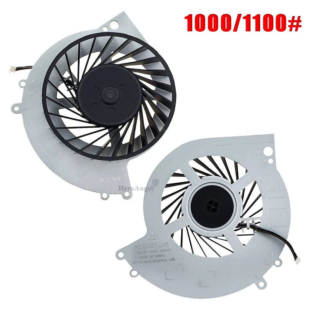 New Inner Cooling Fan for PS4 Game Console Cooler 1000/1200/2000/7000 Series Replacement for Sony PlayStation 4 Host Silent Fan