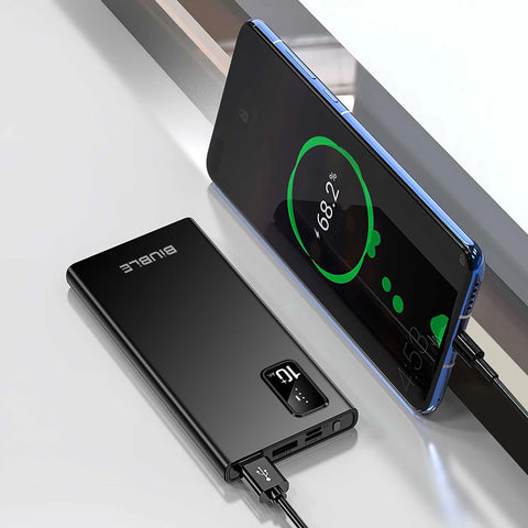 10000mAh Portable Power Bank Double USB Phone External Battery Powerbank for iPhone 13 12 11 Huawei Samsung Xiaomi Poverbank