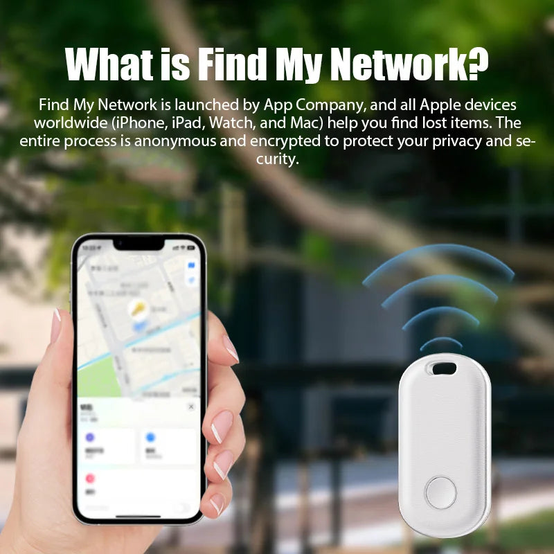 Smart Bluetooth GPS Tracker ITag Anti Lost Reminder Device Works with Apple Find My APP Key Bag Pet Kid Finder MFI Rated Locator