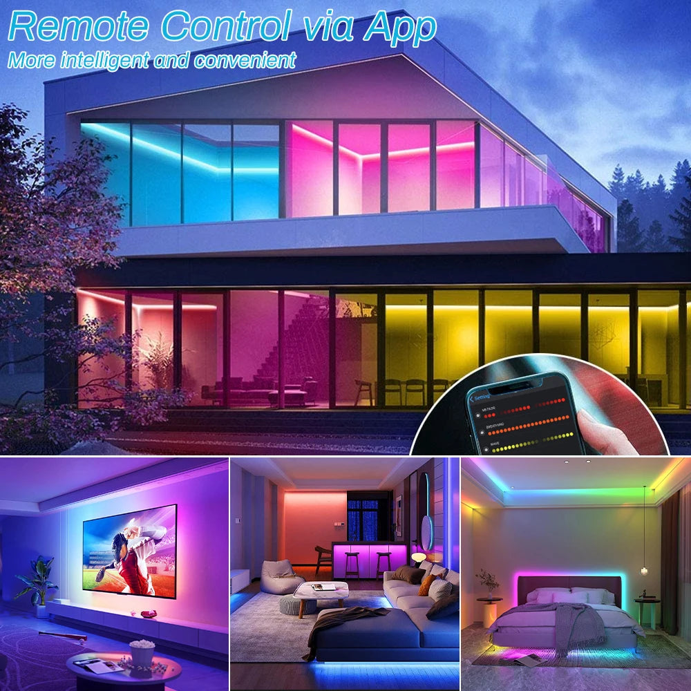 IP68 Waterproof RGB IC LED Strip Addressable RGB LED Strip Light Dimmable 24V Dream Color WS2811 Neon LED Light Tape Room Decor