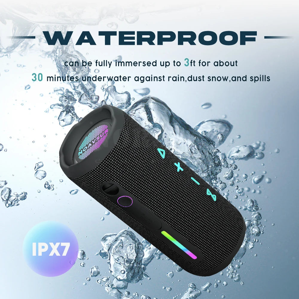 New 2023 Products Mini Portable TWS Stereo Super Bass IPX7 Waterproof Bluetooth Speakers Outdoor Loud BT Speaker with Subwoofer