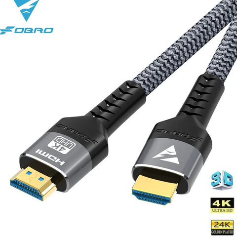 8K HDMI-Compatible Cable 4K@120Hz 8K@60Hz HDMI 2.1 Cable 48Gbps Adapter For RTX 3080 eARC HDR Video Cable PC Laptop TV box PS5