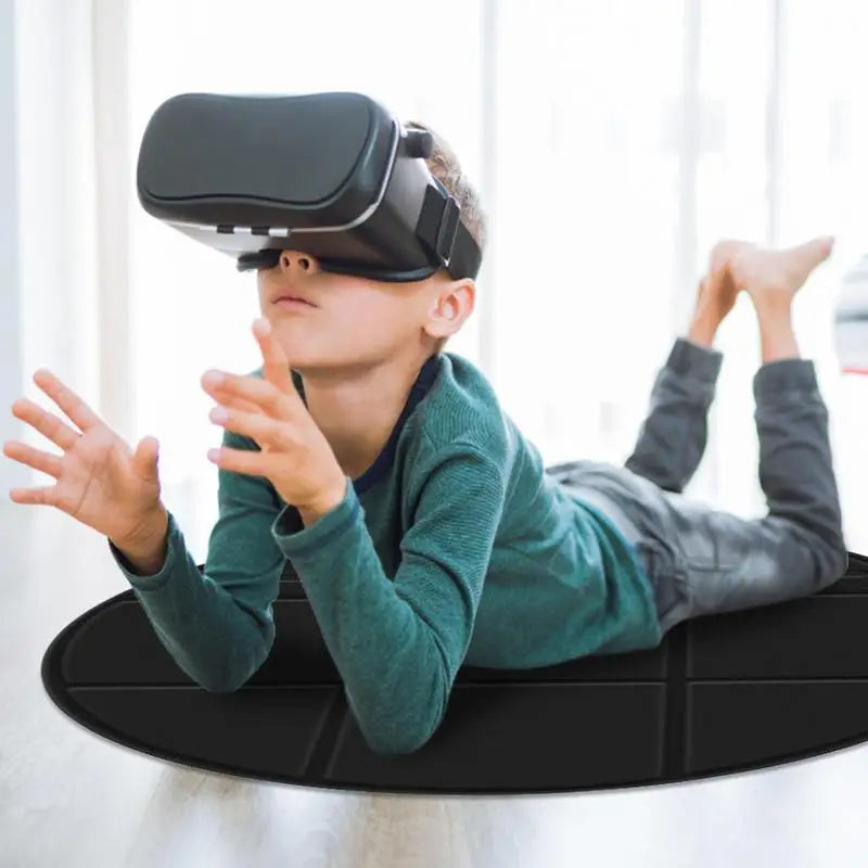 VR Mat PU Anti-slip And Anti-fall Foldable Floor Mat VR Glasses Surrounding Games Standing Motion Simulation Round Floor Mat