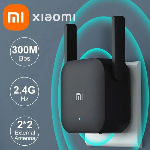 New Original Xiaomi Wifi Amplifier Pro 300M 2.4G Repeater Network Expander Range Extender Roteader Mi Wireless Wi-Fi Router