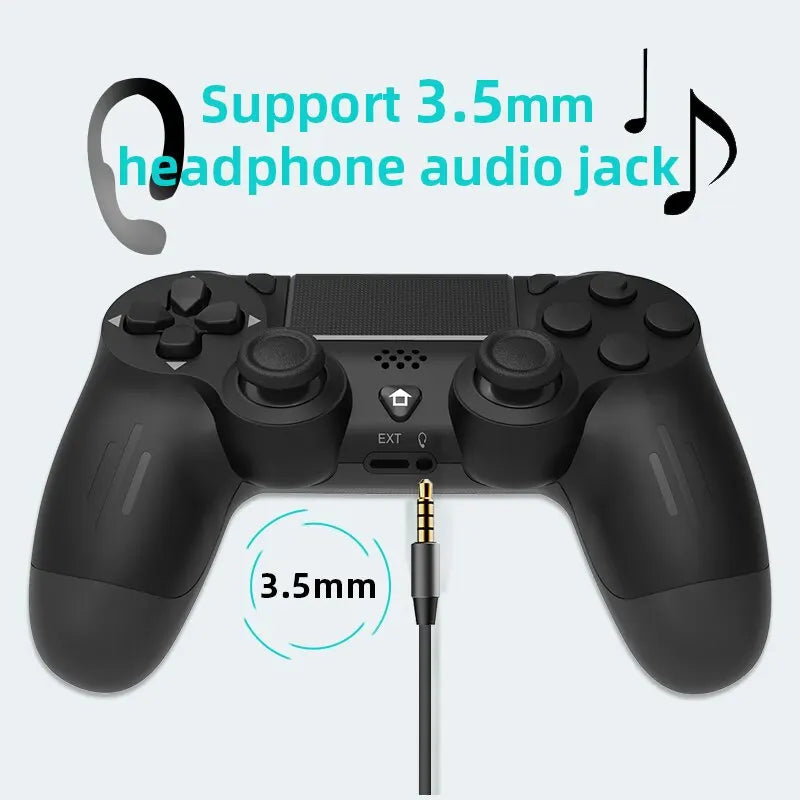 DATA FROG Bluetooth-Compatible Game Controller for PS4/Slim/Pro Wireless Gamepad For PC Dual Vibration Joystick For IOS/Android