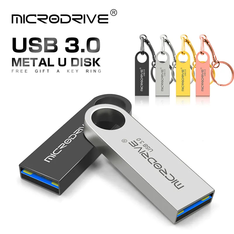 USB 3.0 Flash Drive 64GB 128GB 256GB Hihg Speed Pen drive 32GB 16GB Pendrive 128g Waterproof Memory Stick Pen Drive Flash U Disk