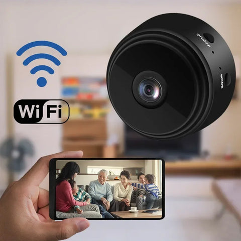 Mini wireless surveillance camera, WiFi, security monitoring, remote monitor, camera, video, smart home, A9