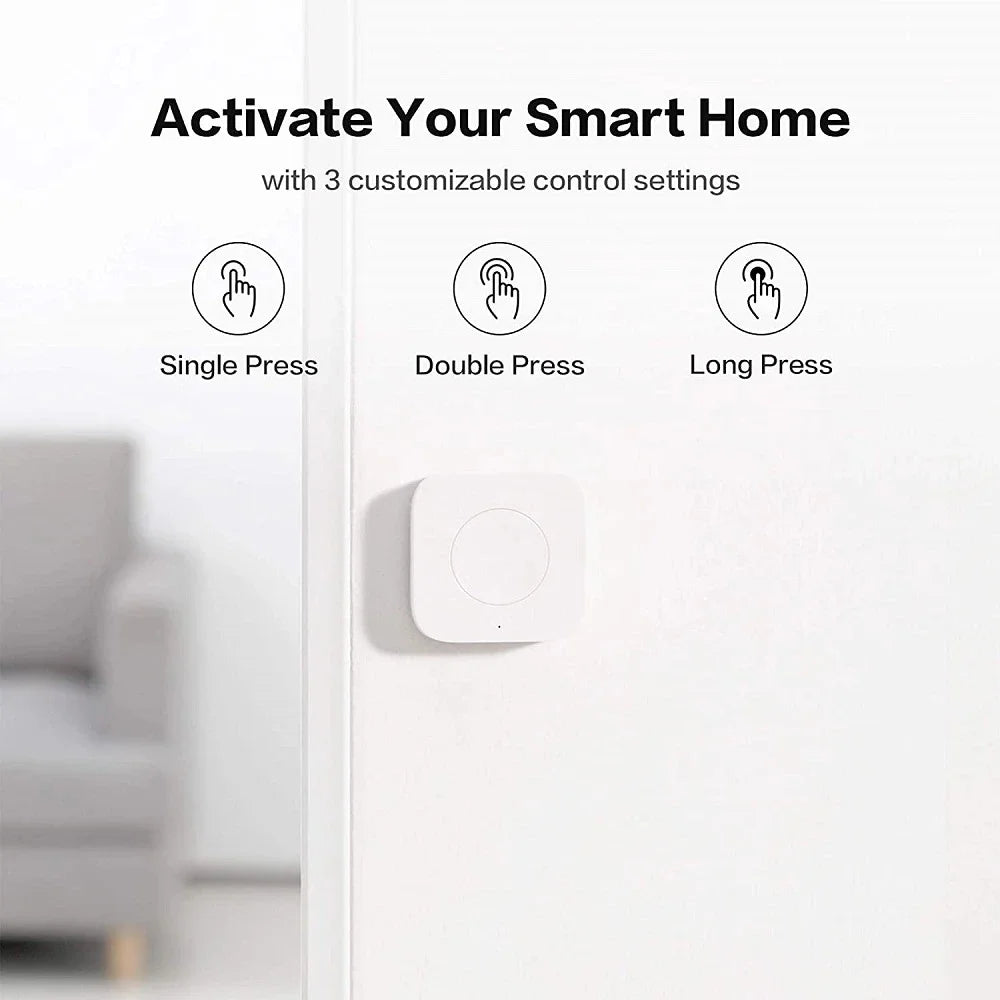 Aqara Wireless Mini Switch Zigbee Sensor One Key Control Button Smart Remote Control Home Automation for Xiaomi Mi Home APP