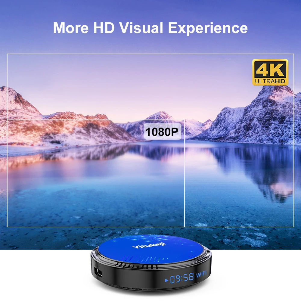 Yitukeji W2 PLUS Android 11 TV Box Amlogic S905W2 2.4G 5G Wifi BT 4K 64G 32G 16G