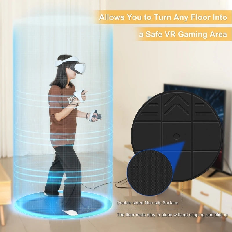 Portable Sports Floor Mat Virtual Reality Gaming Cushion Pad for Switches 3 Helps Determine Direction and Position Dropship