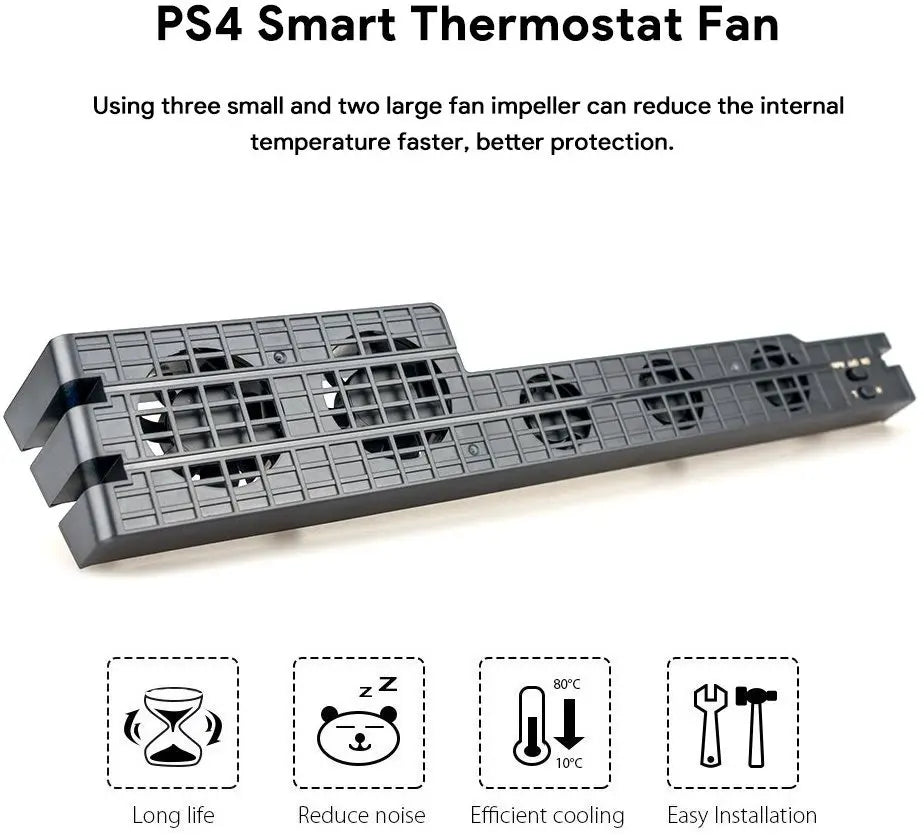 Fan Cooling Cooler For Sony PS4 Pro Slim Game Console Playstation Play Station PS 4 Accessory Stand Support Base Holder Consola