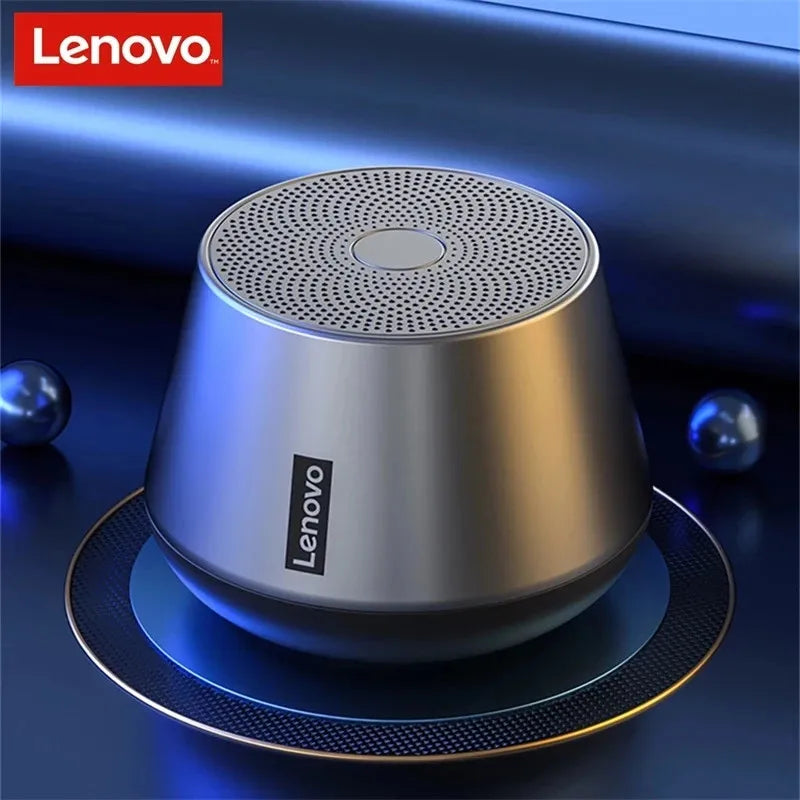 Lenovo K3pro wireless Bluetooth speaker with bass emulates the metal texture of car interior and outdoor waterproof portability