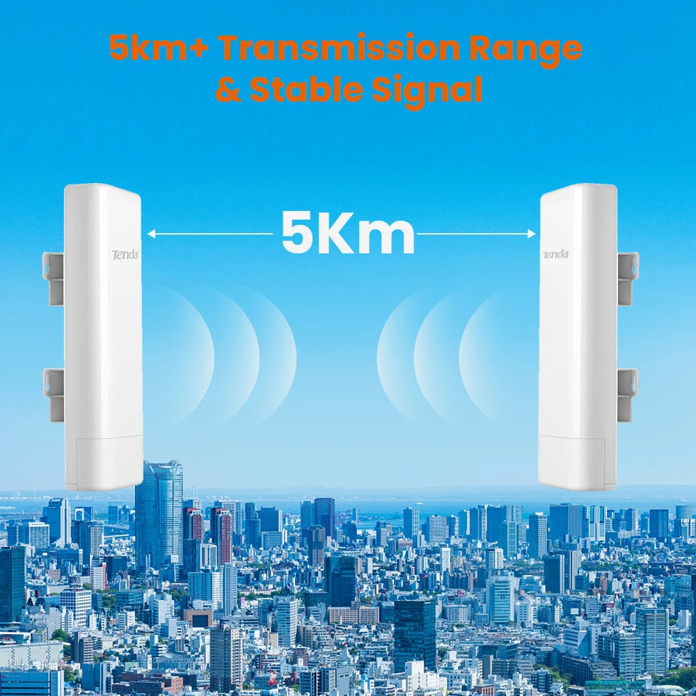 Tenda 5KM WIFI Outdoor CPE Wireless Router 5KM 2.4GHz O3 Acsses Point Outdoor WIFI CPE wifi Antenna Repeater wireless WISP CPE