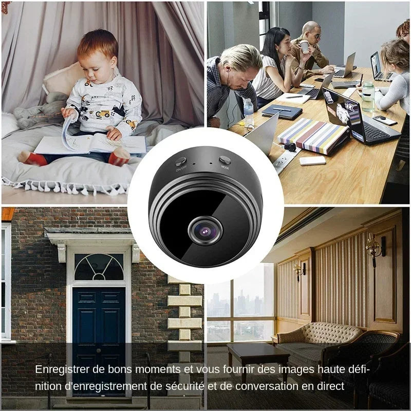 Mini wireless surveillance camera, WiFi, security monitoring, remote monitor, camera, video, smart home, A9