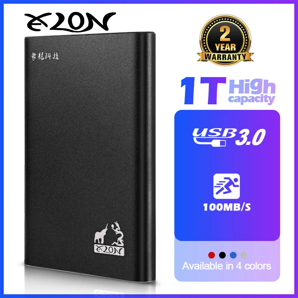 HD External Hard Drive 2.5" Portable Hard Drive 500GB 1TB USB 3.0 External HDD for PC MacBook PS4 PS5