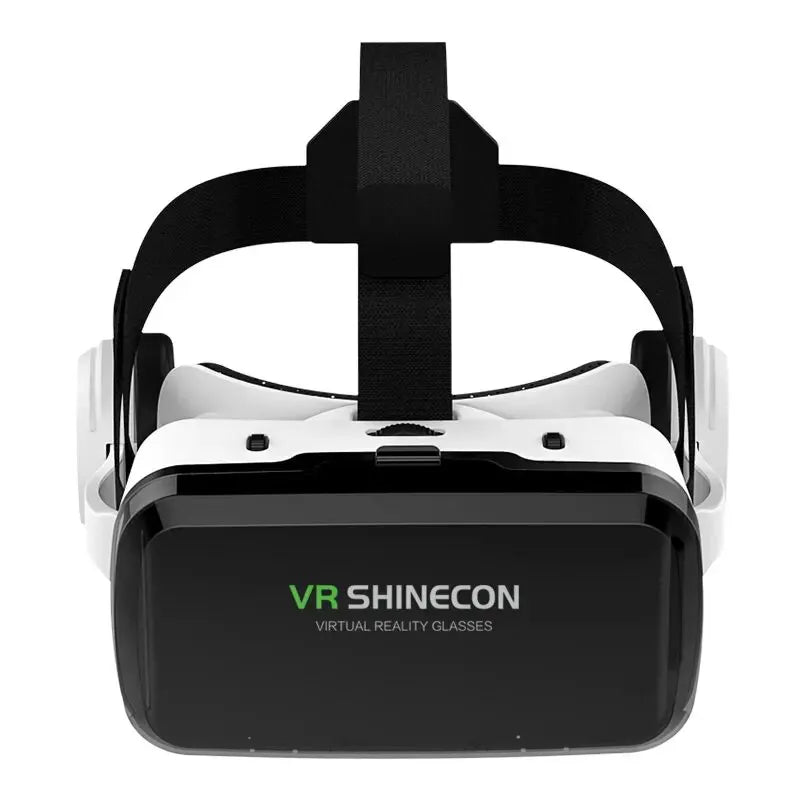 VR SHINECON G04BS Earphone Edition Smartphone Cinema 3D Glasses Virtual Reality Eye Lens Wearable Game Helmet VR Glasses