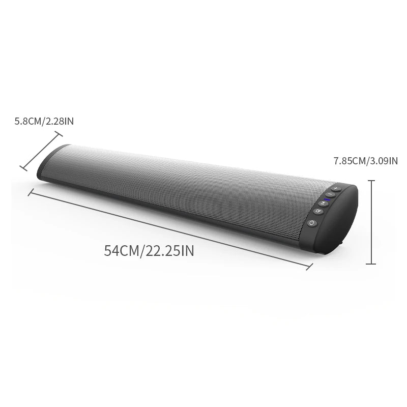 Powerful  Soundbar Sound Radio Blaster Bar Audio TV PC Computer Subwoofer Wireless Echo Wall Home Theater Bluetooth Speaker