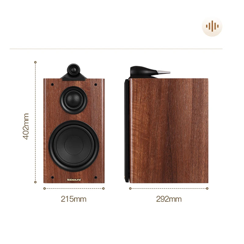 6.5 Inch HiFi Speaker Three-Way Passive Bookshelf Speaker 120W NS-Q3 Fever Monitor Audio 6ohm Home theater Speaker Sound Box