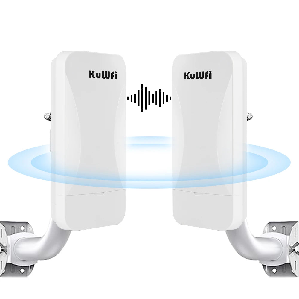 KuWfi Wifi Router 300Mbps Outdoor Wireless Bridg 2.4G Wireless Repeater/Wifi Signal Amplifier Wifi Extender Point to Point 1KM