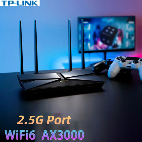 TP-LINK AX3000 Dual-band Wi-Fi6 Wireless Router MESH 2.5G RJ45 160MHZ 11ac/ax TL-XDR3040 Wifi Booster 3000Mbps Hotspot Repeater