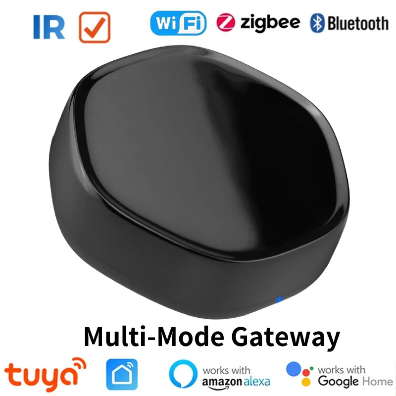 Tuya Multi-Mode Gateway Hub ZigBee Smart Home Wireless Bridge Bluetooth Mesh WiFi IR Remote Control for Alexa Google Smart Life